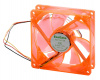 Вентилятор Exegate <9225M12B/LED1> 92x92x25mm, RED LED, SMART, 2000 об./мин., 1B1S, 3pin
