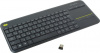 Клавиатура Logitech K400 Touch Plus Dark беспроводная <920-007147>