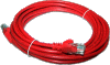 Кабель Patch Cord UTP кат. 5е  3м, красный