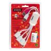 Разветвитель USB Exegate UH-139, внешний, USB2.0  4-port