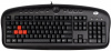 Клавиатура, A4-Tech KB-28G(-1) Black Game Master Keyboard <PS/2> 104КЛ+12КЛ М/Мед