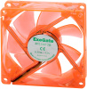 Вентилятор Exegate <8025M12B/UV1> 80x80x25mm, RED UV, SMART, 2200 об./мин., 1B1S, 3pin