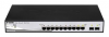 Управляемый коммутатор 2-го уровня D-Link DGS-1210-10P Gigabit Smart III 8x10/100/1000 PoE ports 2 c