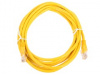 Кабель Patch Cord UTP кат. 5e,  3м Exegate многожильный желтый
